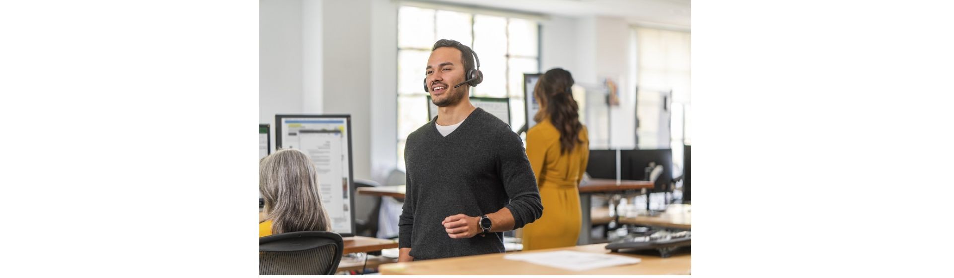 Headsets sem fio Poly e Jabra para uma Comunicação Móvel, Clara e Imersiva!