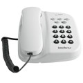 Aparelho Telefônico com Fio TC500 com chave Branco Intelbras