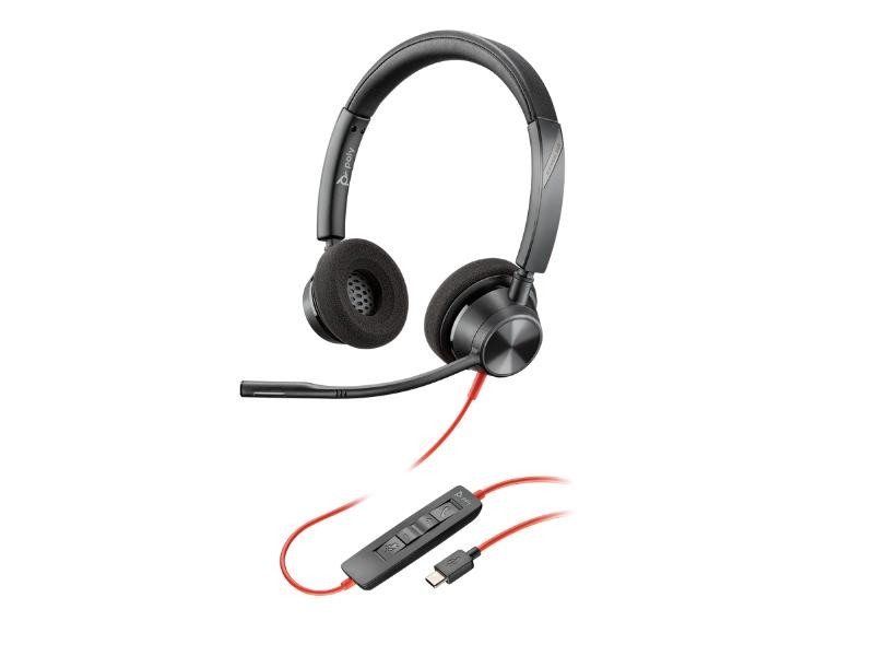 Headset com fio USB Blackwire 3320 em Itápolis